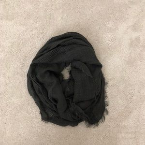 dark gray scarf